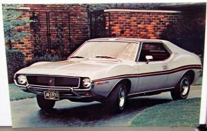 1971 American Motors AMC Post Cards Gremlin Javelin SST Pair Dealer Promo