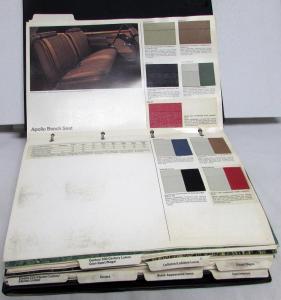 1974 Buick Dealer Album Color & Trim Selections Riviera LeSabre Gran Sport Regal