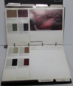 1974 Buick Dealer Album Color & Trim Selections Riviera LeSabre Gran Sport Regal