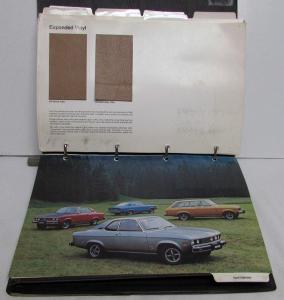 1974 Buick Dealer Album Color & Trim Selections Riviera LeSabre Gran Sport Regal