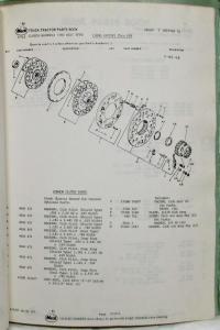 1969 Mack Truck DM831ST 1058-59 Model Parts Book - Number 7469