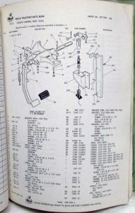 1971 Mack Truck DM685SX 5198-5212 Model Parts Book - Number 9649