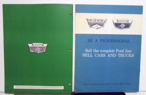 1963 Ford Dealers Retail Sales Training Program Light Duty Trucks Booklets