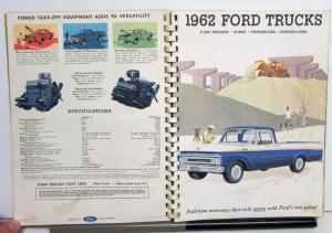 1962 Ford Fleet Owner Handbook Falcon Ranchero Pickup F-Series School Bus Parcel