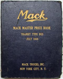 1931-1932 Mack Truck BC Chain and Dual Reduction Drive and BJ Model Parts Book