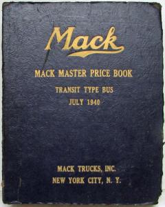 1931-1932 Mack Truck BC Chain and Dual Reduction Drive and BJ Model Parts Book