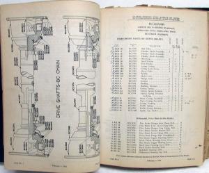 1931-1932 Mack Truck BC Chain and Dual Reduction Drive and BJ Model Parts Book