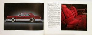 1980 Lincoln Continental Mark VI Town Car & Coupe Sales Brochure & Spec Sheet