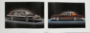 1980 Lincoln Continental Mark VI Town Car & Coupe Sales Brochure & Spec Sheet