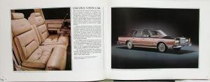 1980 Lincoln Continental Mark VI Town Car & Coupe Sales Brochure & Spec Sheet