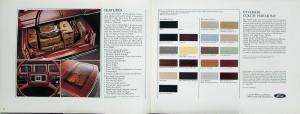 1980 Lincoln Continental Mark VI Town Car & Coupe Sales Brochure & Spec Sheet