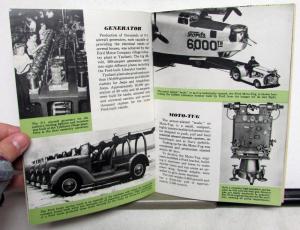 1943 1944 1945 Ford In The Service Of America War Time Booklet