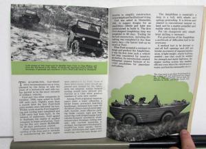 1943 1944 1945 Ford In The Service Of America War Time Booklet