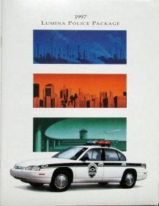 1997 Chevrolet Lumina Police Package Sales Brochure Original