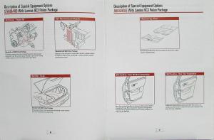 1997 Chevrolet Lumina Police Package Sales Brochure Original