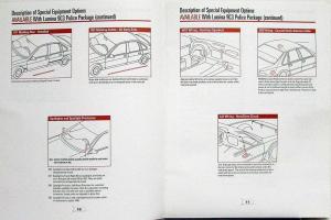 1997 Chevrolet Lumina Police Package Sales Brochure Original