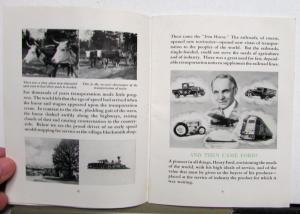 1934 Ford Flathead V8 Truck It Will Pay You To Know Sales Brochure