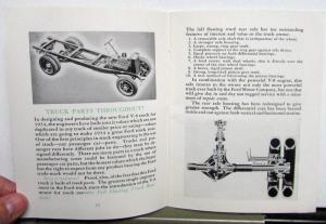 1934 Ford Flathead V8 Truck It Will Pay You To Know Sales Brochure