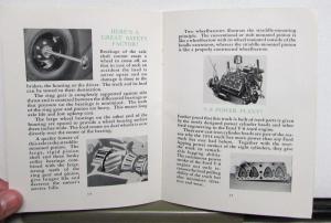 1934 Ford Flathead V8 Truck It Will Pay You To Know Sales Brochure