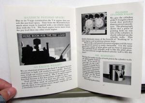 1934 Ford Flathead V8 Truck It Will Pay You To Know Sales Brochure