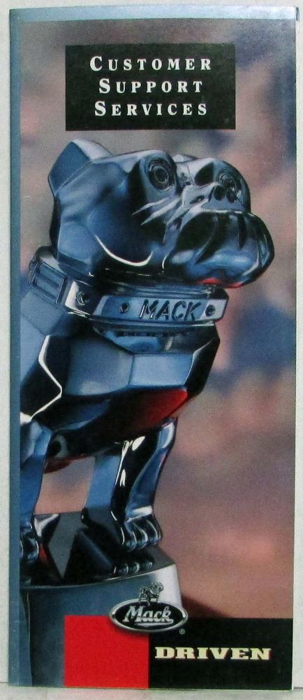 1998 Mack Customer Support Services Folder Brochure