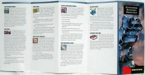1998 Mack Customer Support Services Folder Brochure