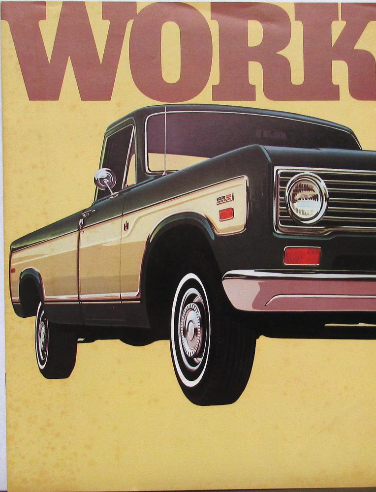 1973 IH International Pickup Truck Model 1010 Specs Colors Sales