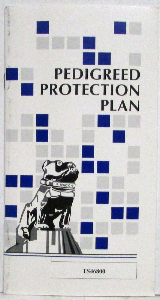 1998-1999 Mack Pedigreed Protection Plan TS46800