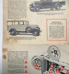 1932  Ford  Commercial Truck Panel Delivery Station Wagon School Bus Brochure