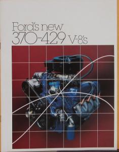 1979 Ford 370 429 V8 Truck Engines & Performance Sales Brochure Original