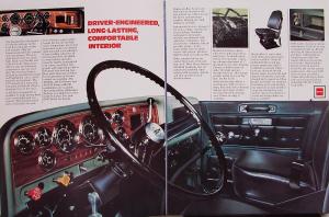 1977 1978 GMC 9500 Short Conventional Truck Sales Brochure & Engine Sheet Orig