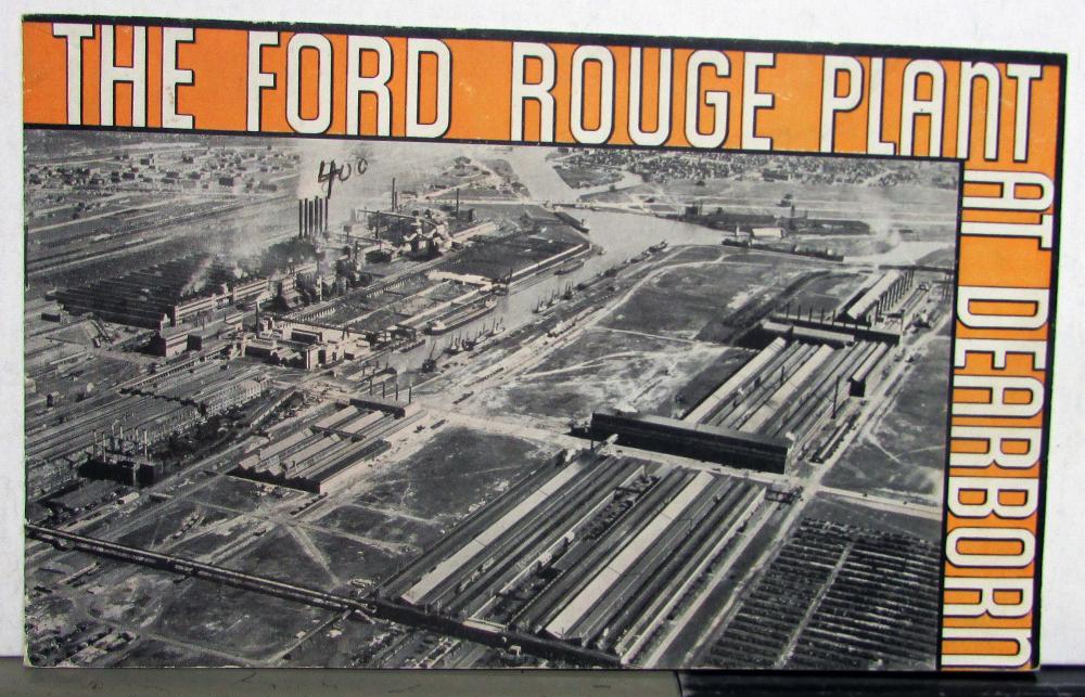 1935 Ford Rouge Plant Dearborn Assembly Booklet