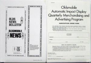 1978 Oldsmobile Dealers Advertising Merchandising Materials In Portfolio Orig