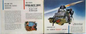 1951 Olds 98 Series Rocket Engine Hydra Matic Drive CANADIAN Sales Brochure