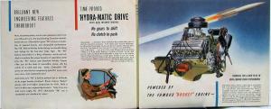 1951 Olds 98 Series Rocket Engine Hydra Matic Drive CANADIAN Sales Brochure