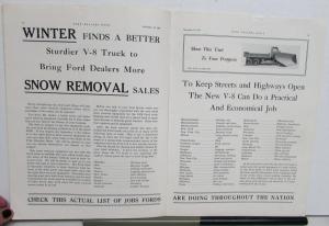 1938 Ford Dealers News Monthly Subscription V8 Trucks Timken Axle