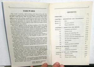 1937 Repair Manual Ford Mercury V8 Engines 37 to 48 Cars 37 to 47 Trucks Repro