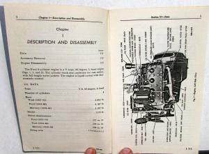1937 Repair Manual Ford Mercury V8 Engines 37 to 48 Cars 37 to 47 Trucks Repro