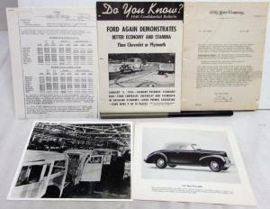 1940 Ford Editor Info File Collection Prices Convertible