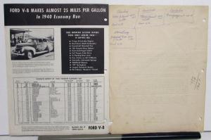 1940 Ford Editor Info File Collection Prices Convertible