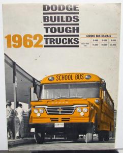 1962 Dodge School Bus Dealer Sales Brochure Folder S400 S500 S600 Models