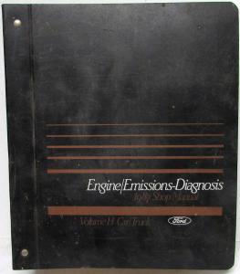 1987 Ford Engine Emissions Diagnosis Service Manual Car-Truck Vol H