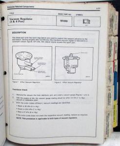 1987 Ford Engine Emissions Diagnosis Service Manual Car-Truck Vol H