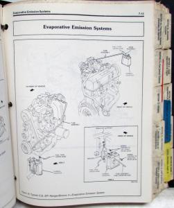 1987 Ford Engine Emissions Diagnosis Service Manual Car-Truck Vol H