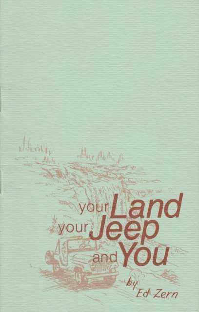 1972 AMC Jeep - Your Land Your Jeep and You by Ed Zern Booklet