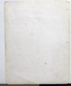 1941 Ford Panel Testimony Salesman Sheet Original