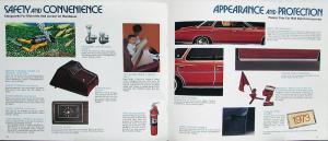 1973 Ford Torino Mustang T-Bird Torino Cars Accessories Sales Brochure Original