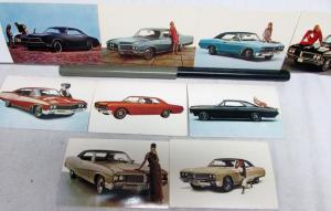 1967 Buick Wildcat LeSabre Skylark GS 400 Riviera Special Wagon Set Post Cards
