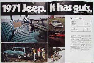 1971 Jeep Introducing The One That Goes Where Others Cant Sales Brochure