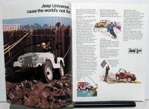 1970 Jeep Universal The 2-Car Car Sales Brochure